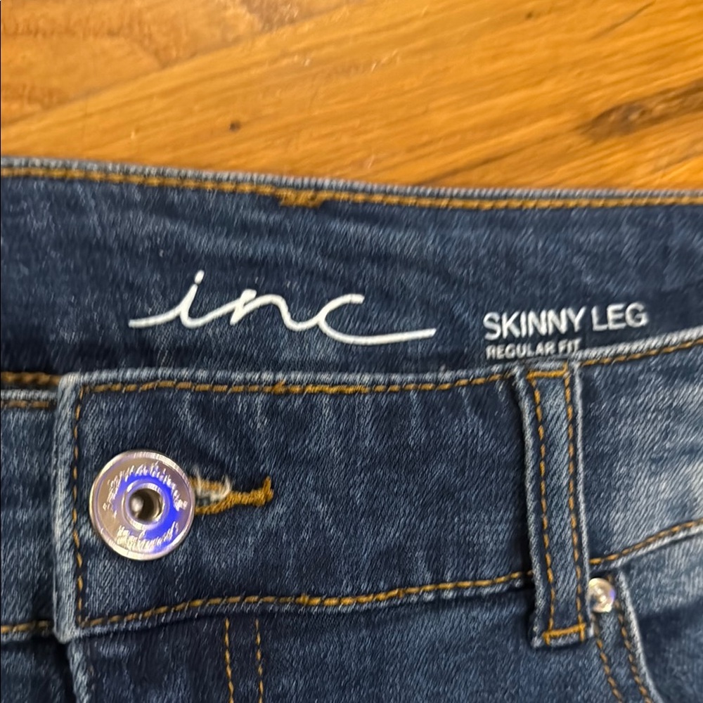 INC International Concepts Blue Skinny Jeans